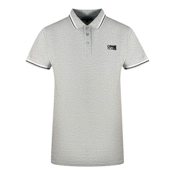 Cavalli Class Mens Polo Shirt Qxt64T Kb002 05012 Grey