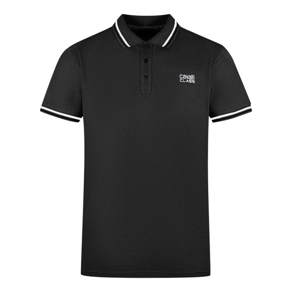 Cavalli Class Mens Polo Shirt Qxt64T Kb002 05051 Black