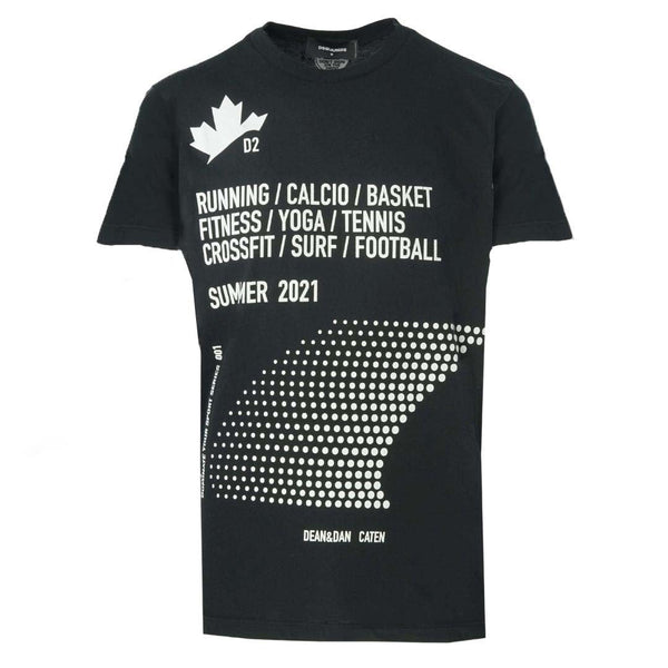 Dsquared2 Mens T Shirt S74Gd0840 900 Black