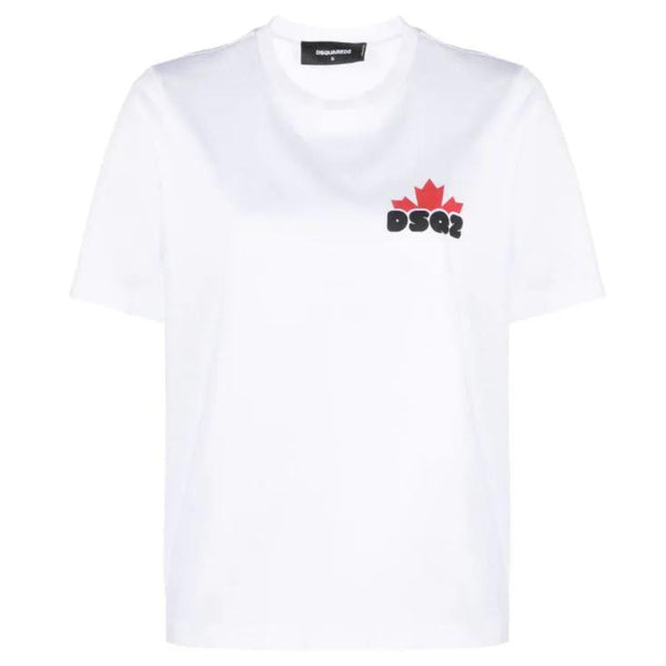 Dsquared2 Mens T Shirt S74Gd1200 100W White - Style Centre Wholesale