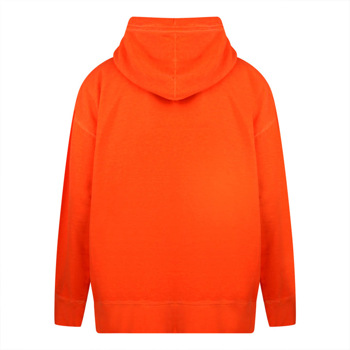 Dsquared2 Large Icon Print Orange Hoodie - Style Centre Wholesale