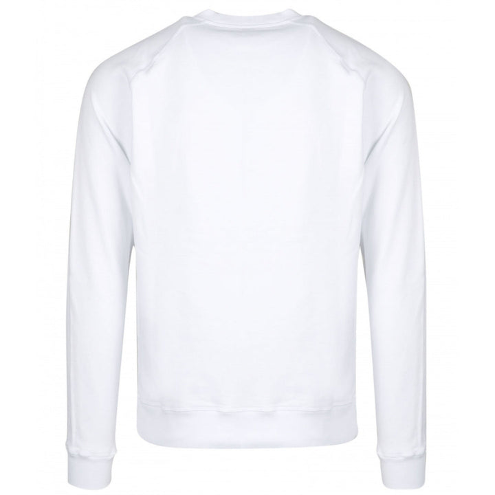 Dsquared2 Classic Raglan Fit Logo White Sweater - Nova Clothing