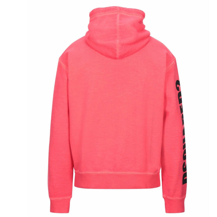 Dsquared2 New Dan Fit Arm Logo Red Hoodie - Nova Clothing