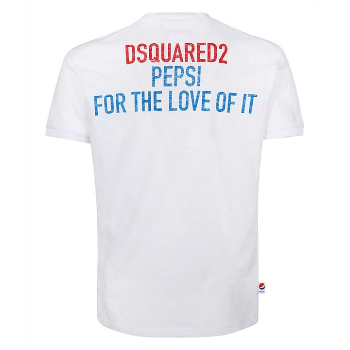 Dsquared2 x Pepsi Maple Leaf White T-Shirt - Nova Clothing