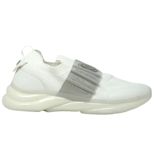 Plein Sport Logo Sock White Sneakers