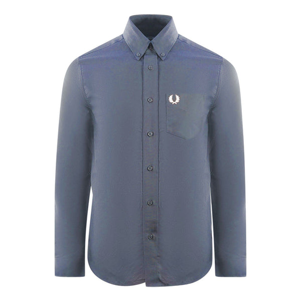 Fred Perry Mens Sm2012 608 Shirt Navy Blue