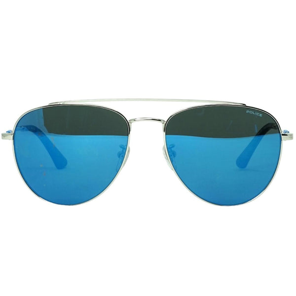 Police Mens Sunglasses Spl995M 579B Silver