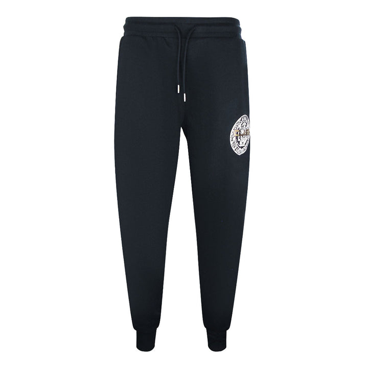 Cavalli Class Circle Tiger Logo Black Sweatpants M