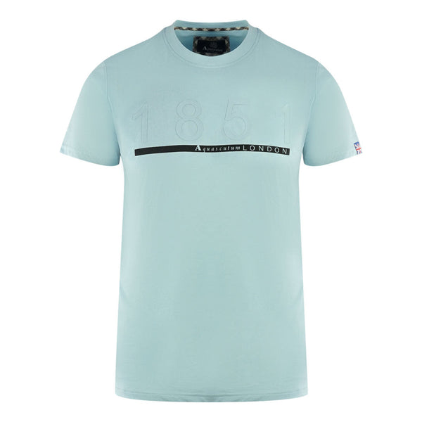 Aquascutum London 1851 Sky Blue T Shirt