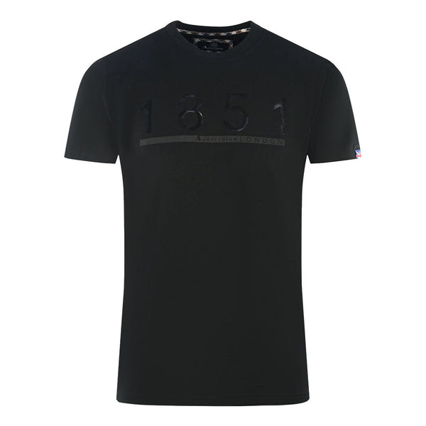 Aquascutum Mens T00223 99 T Shirt Black