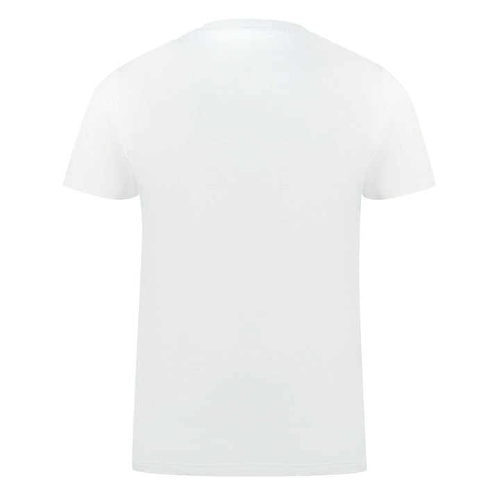 Aquascutum Shoulder Brand Logo White T-Shirt S