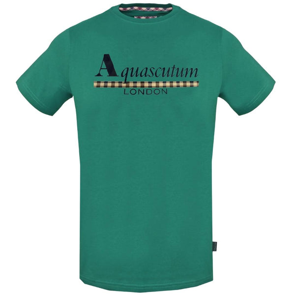 Aquascutum Mens TSIA02 32 T-Shirt Green