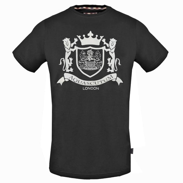 Aquascutum Royal Logo Black T-Shirt - Nova Clothing