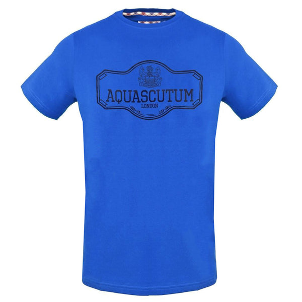 Aquascutum Mens Tsia09 81 T Shirt Blue