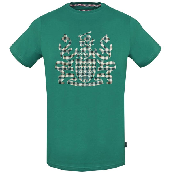 Aquascutum Mens Tsia11 32 T Shirt Green