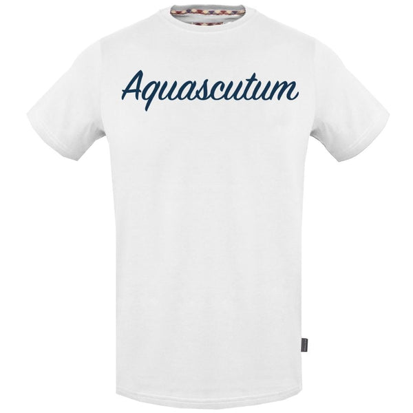 Aquascutum Mens Tsia131 01 T Shirt White