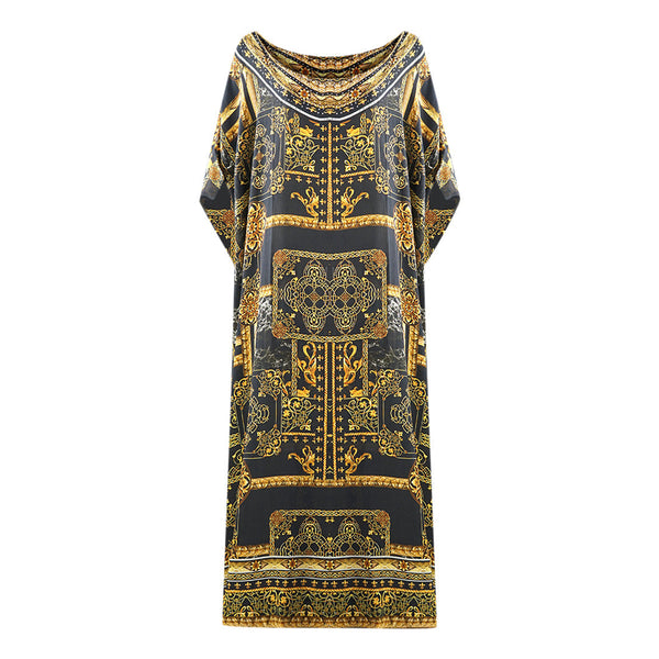 Inoa Verona 1915 Black Box Kaftan Cover Up Verona 1915 Box Kaftan